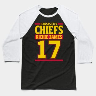 Kansas City Chiefs Richie James 17 American Football Team Baseball T-Shirt